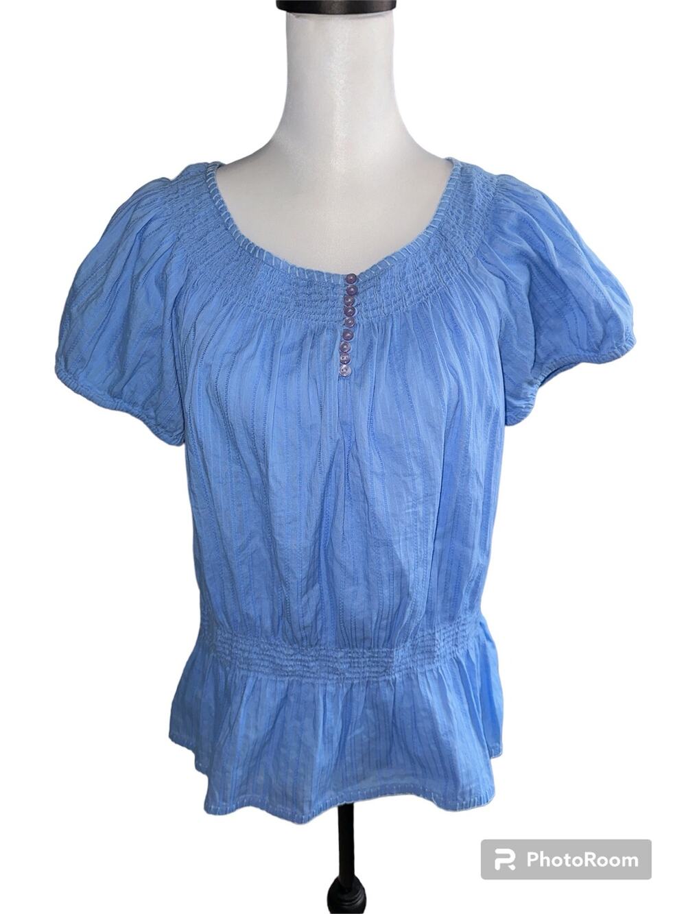 Architect Petites Blue Short Sleeve top XL